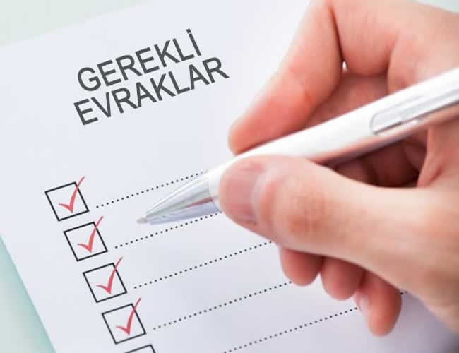 Gereken Evraklar Nelerdir?